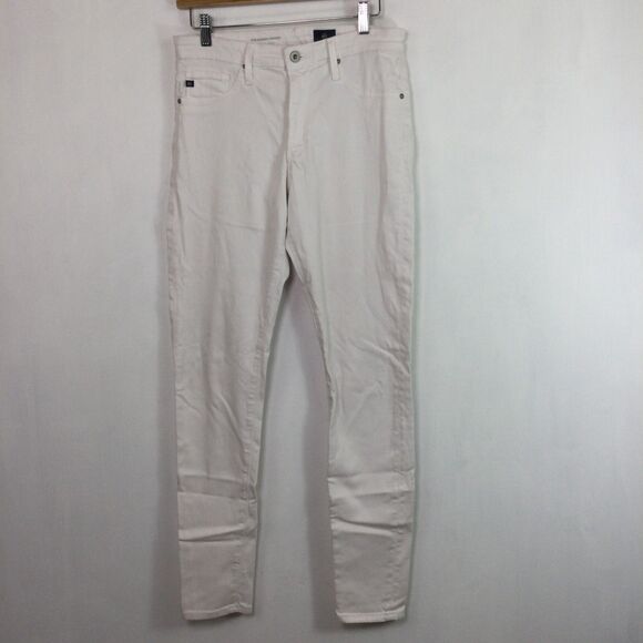 AG Adriano Goldschmied Womens Farrah High Rise Skinny Ankle Denim Jeans White 29 - Picture 11 of 11